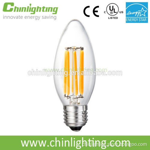Dimmable c35 e27 e14 filament DC 12V led filament bulb